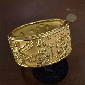 Vintage Elizabeth Taylor Egyptian Revival Bracelet
